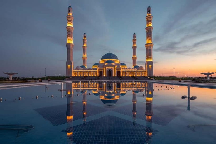 Astana City Tour: Explore Night City with a Certified Guide - Astana Grand Mosque: the tour’s biggest walking and listening time