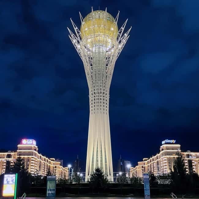 Astana City Tour: Explore Night City with a Certified Guide - Khan Shatyr Entertainment Center: modern design you can feel
