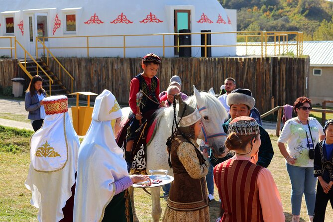 Kazakh Ethno-Village Tour - First Stop: The Ethno-Village Welcome With Warriors and Shashu